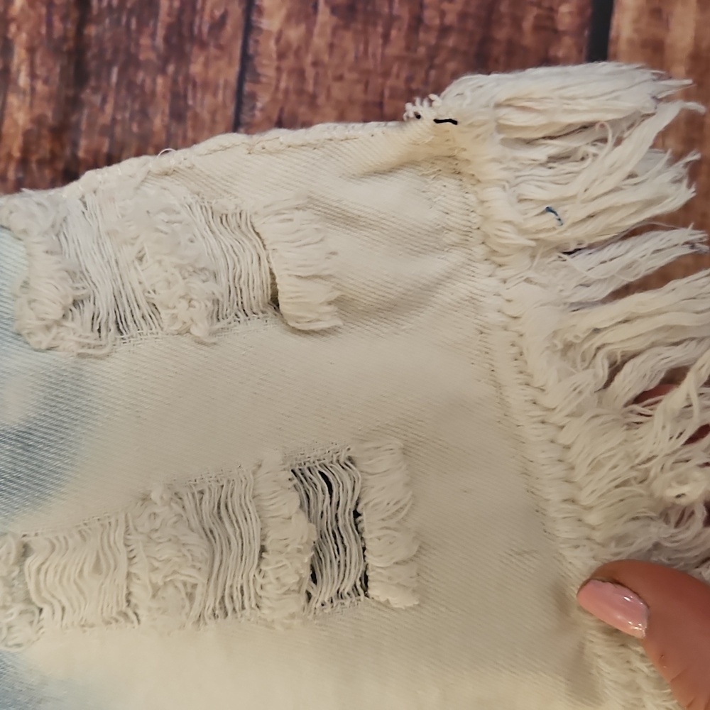 "One Kind Denim co." HANDMADE UPCYCLE OMBRE' BEDAZZLED DENIM SHOULDER BAG! - Picture 6 of 10